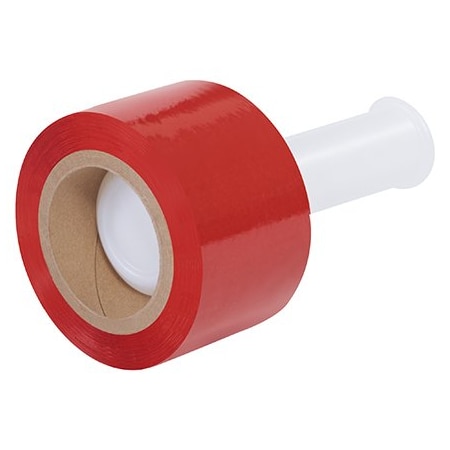 Bsc Preferred 3'' x 80 Gauge x 1000' Red Bundling Stretch Film, 18PK BUY00013011